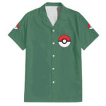 Chemise hawaïenne Pokémon type Plante – Maison Otaku