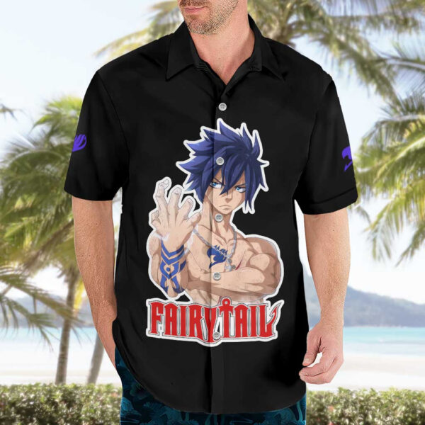 Chemise hawaïenne Gray Fullbuster Fairy Tail - Maison Otaku – Image 3