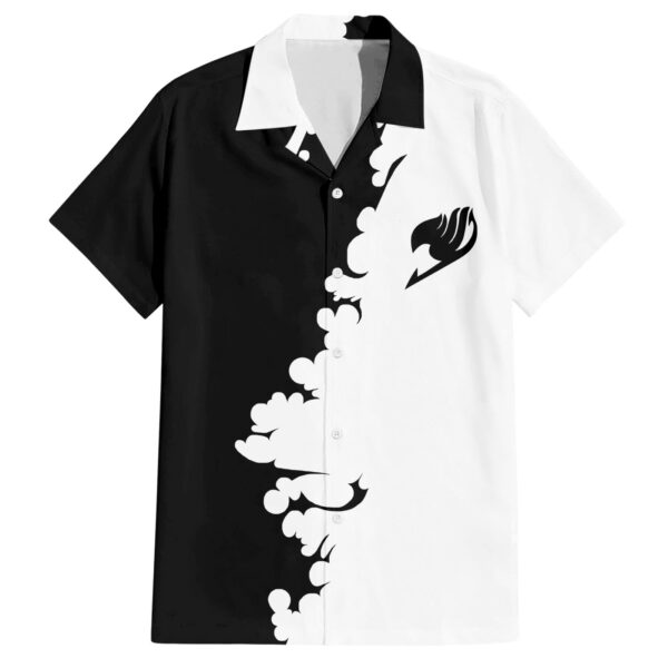 Chemise hawaïenne Gray Fullbuster Fairy Tail silhouette - Maison Otaku