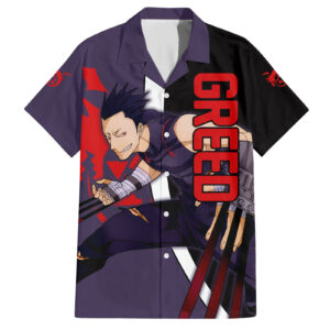Chemise hawaïenne Greed Fullmetal Alchemist - Maison Otaku