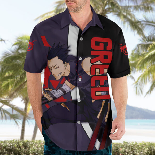 Chemise hawaïenne Greed Fullmetal Alchemist - Maison Otaku – Image 3