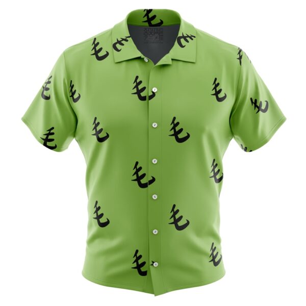Chemise hawaïenne Motif Vert Saitama One Punch Man - Maison Otaku