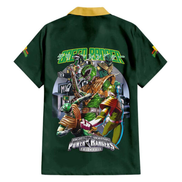 Chemise hawaïenne Ranger Vert Power Rangers - Maison Otaku – Image 2