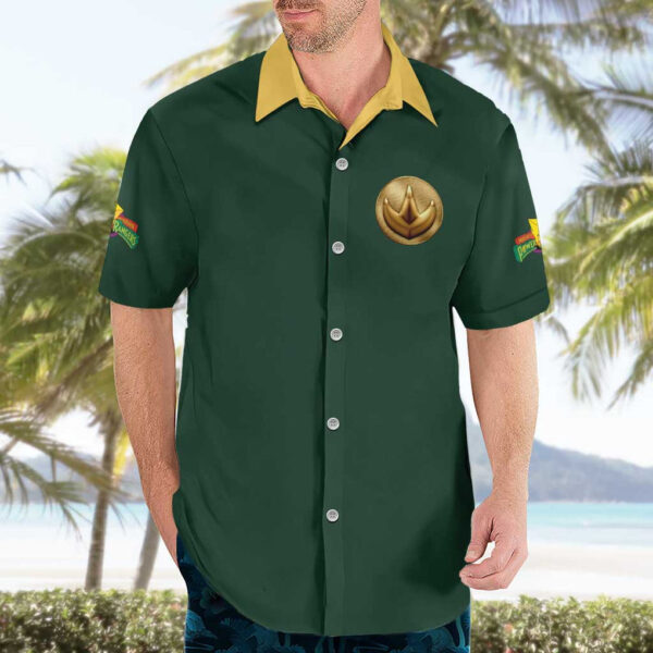 Chemise hawaïenne Ranger Vert Power Rangers - Maison Otaku – Image 3