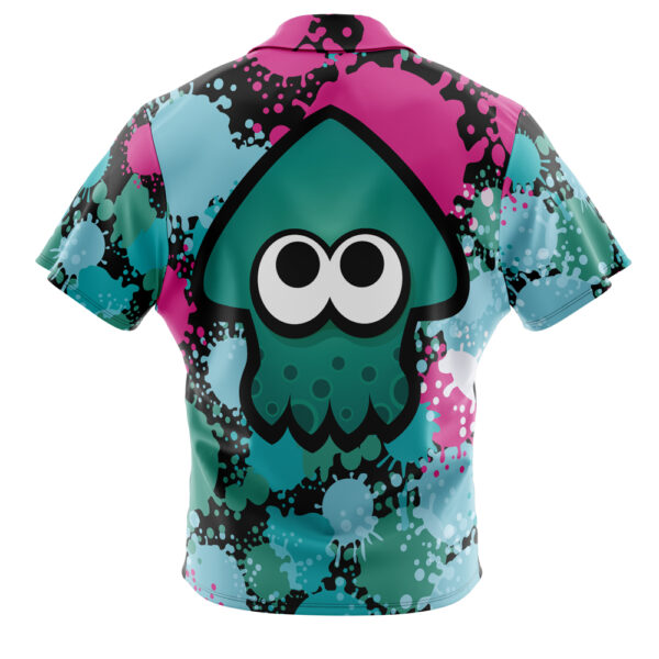 Chemise hawaïenne Green Squid Aloha Splatoon - Maison Otaku – Image 2