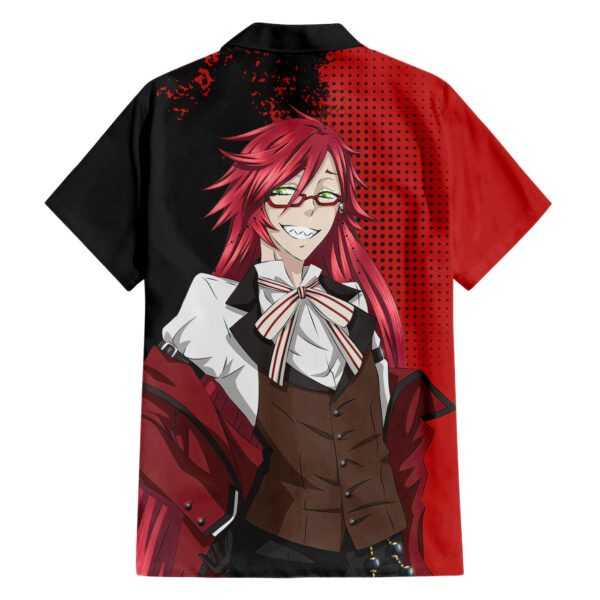 Chemise hawaïenne Grell Sutcliff Black Butler - Maison Otaku