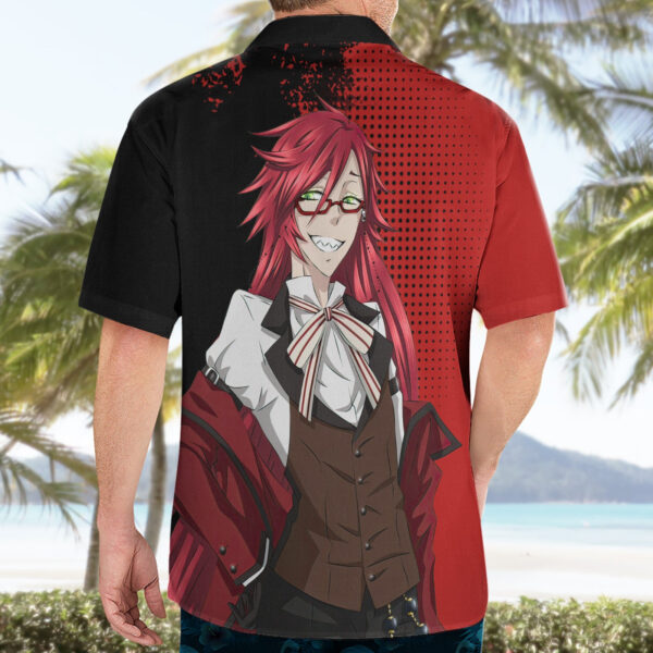 Chemise hawaïenne Grell Sutcliff Black Butler - Maison Otaku – Image 3