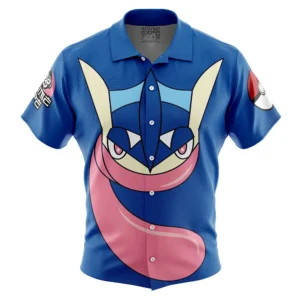Chemise hawaïenne Visage Amphinobi Pokémon - Maison Otaku