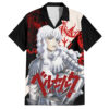 Chemise hawaïenne Griffith Berserk sang noir - Maison Otaku