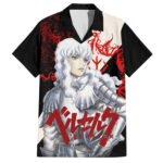 Chemise hawaïenne Griffith Berserk sang noir – Maison Otaku