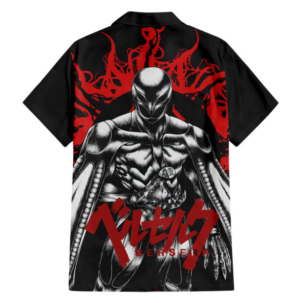 Chemise hawaïenne Griffith Berserk sang noir - Maison Otaku – Image 2