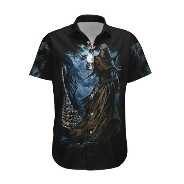 Chemise hawaïenne Faucheuse Charon des Enfers - Maison Otaku