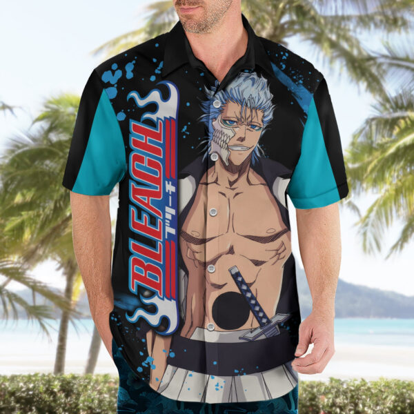 Chemise hawaïenne Grimmjow Bleach - Maison Otaku – Image 3