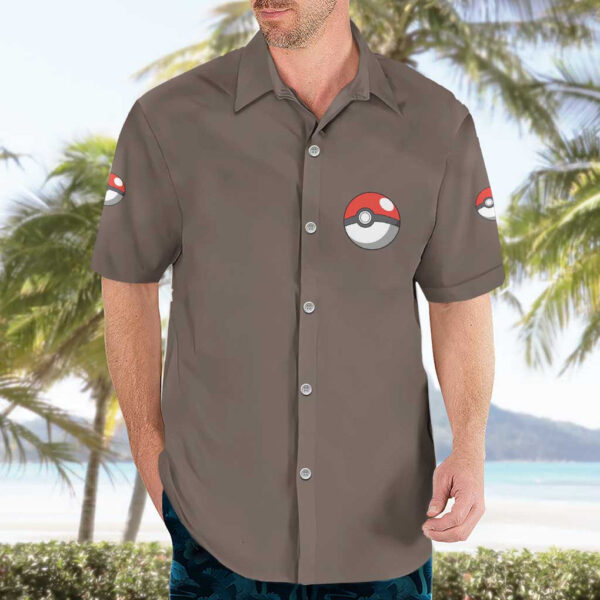 Chemise hawaïenne Pokémon type Sol Japon - Maison Otaku – Image 3