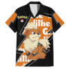 Chemise hawaïenne Growlithe style éclair Anime - Maison Otaku