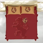 Housse De Couette Gryffondor Hogwarts Legacy Parure de lit Ensemble De Literie
