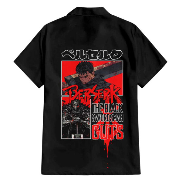 Chemise hawaïenne Guts Berserk Anime - Maison Otaku – Image 2