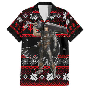 Chemise hawaïenne Guts Berserk Noël Anime Mix - Maison Otaku