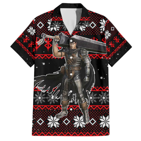 Chemise hawaïenne Guts Berserk Noël Anime Mix - Maison Otaku