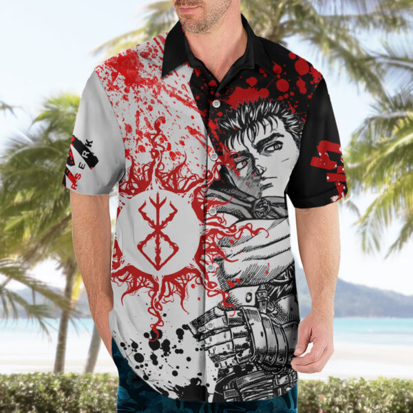 Chemise hawaïenne Guts idée cadeau parfaite - Maison Otaku – Image 3