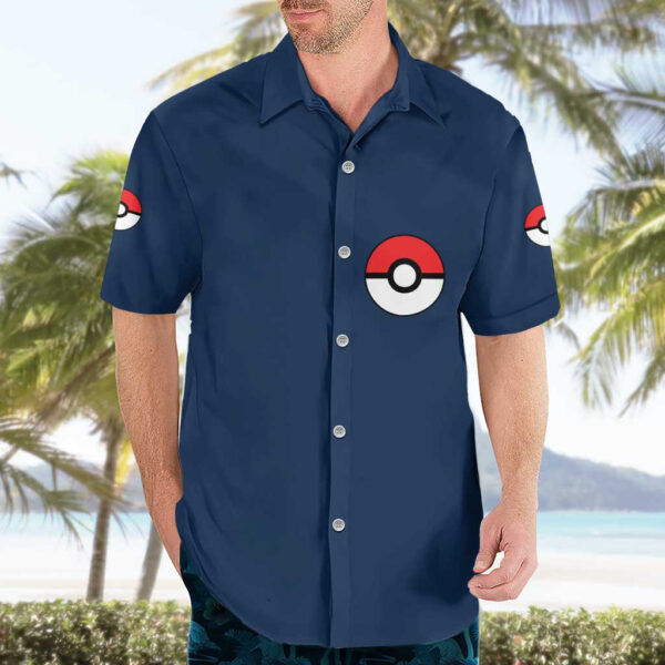 Chemise hawaïenne Léviator Pokémon Anime - Maison Otaku – Image 3