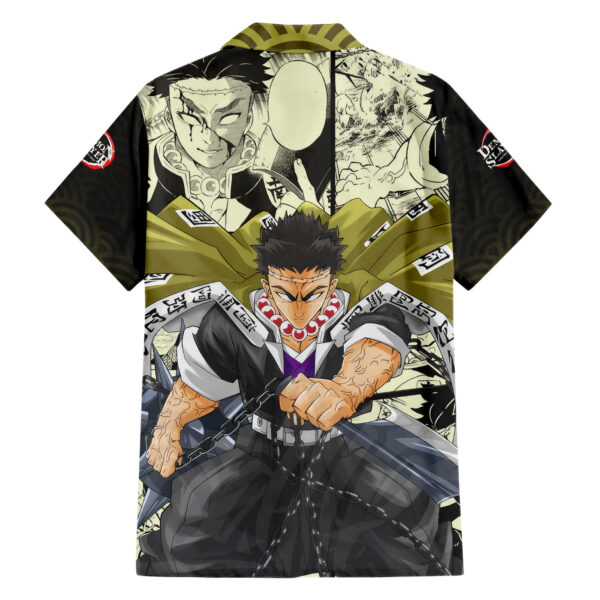 Chemise hawaïenne Gyomei Himejima Demon Slayer Manga Mix - Maison Otaku – Image 2