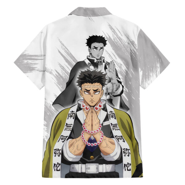 Chemise hawaïenne Gyomei Himejima Demon Slayer - Maison Otaku – Image 2