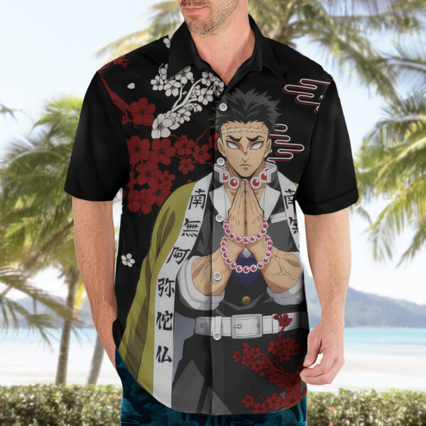 Chemise hawaïenne Gyomei Himejima style japonais - Maison Otaku – Image 3