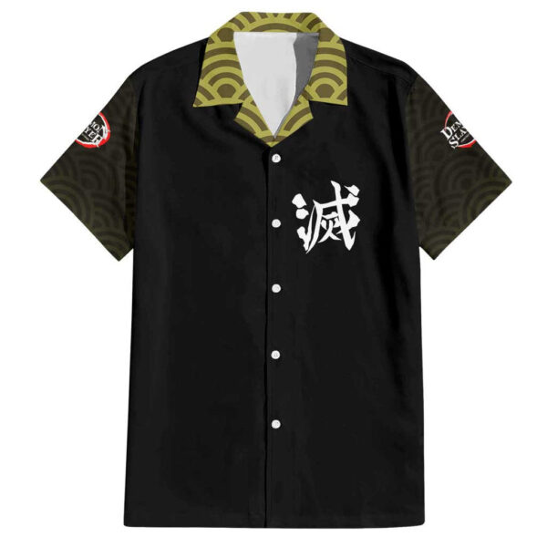 Chemise hawaïenne Gyomei Kimetsu no Yaiba Japon - Maison Otaku