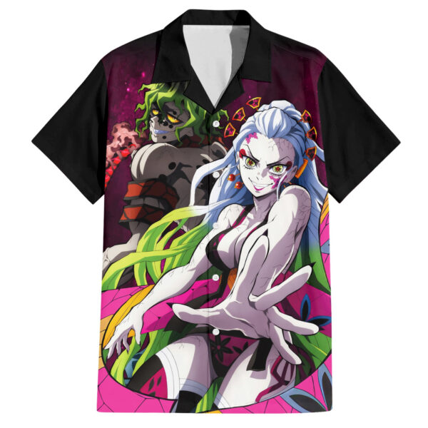 Chemise hawaïenne Gyutaro et Daki Demon Slayer - Maison Otaku