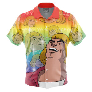 Chemise hawaïenne HEYYEYAA He-Man Maîtres de l’Univers - Maison Otaku