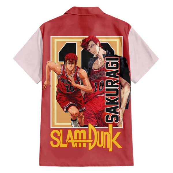 Chemise hawaïenne Hanamichi Sakuragi Slam Dunk Japon - Maison Otaku – Image 2