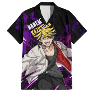 Chemise hawaïenne Kazutora Hanemiya Anime - Maison Otaku