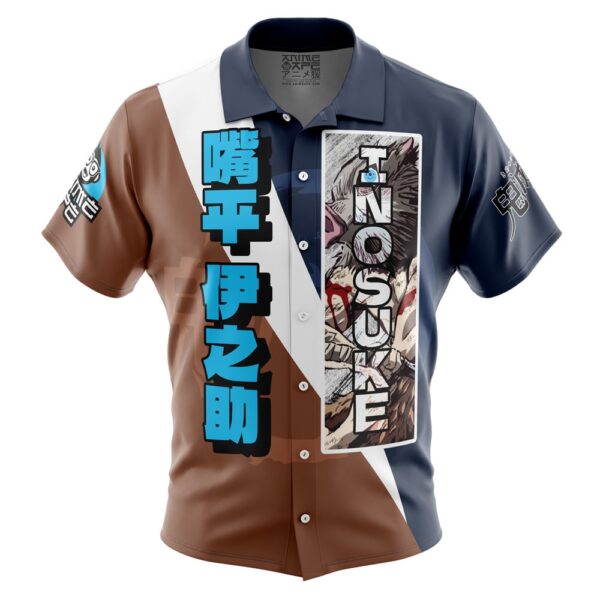 Chemise hawaïenne Hashibira Inosuke L’Attaque des Titans - Maison Otaku