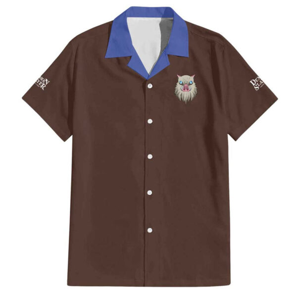 Chemise hawaïenne Inosuke Hashibira Japon Anime - Maison Otaku – Image 2