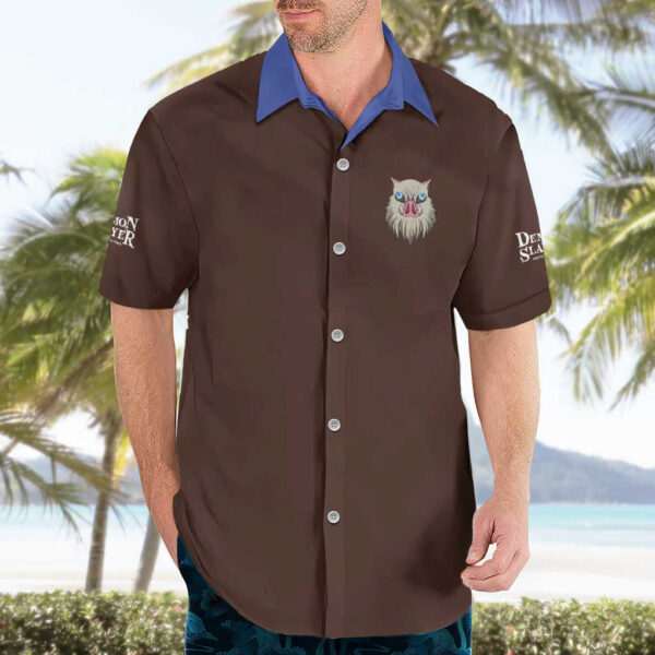 Chemise hawaïenne Inosuke Hashibira Japon Anime - Maison Otaku – Image 3
