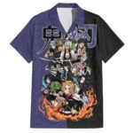 Chemise hawaïenne équipe des Piliers Demon Slayer Anime – Maison Otaku