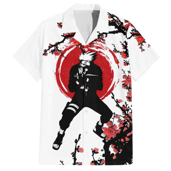 Chemise hawaïenne Kakashi Hatake style japonais - Maison Otaku