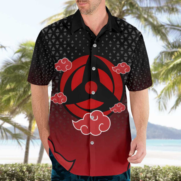 Chemise hawaïenne Kakashi Hatake Naruto Anime - Maison Otaku – Image 3