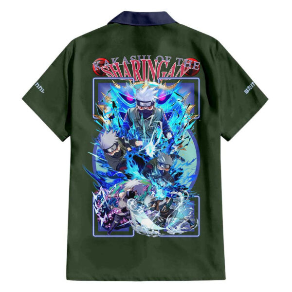 Chemise hawaïenne Kakashi Hatake Naruto V2 Anime - Maison Otaku