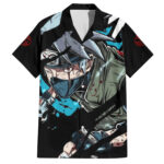 Chemise hawaïenne Kakashi Hatake œil du Sharingan Naruto – Maison Otaku