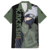 Chemise hawaïenne Kakashi Hatake yeux du Sharingan - Maison Otaku