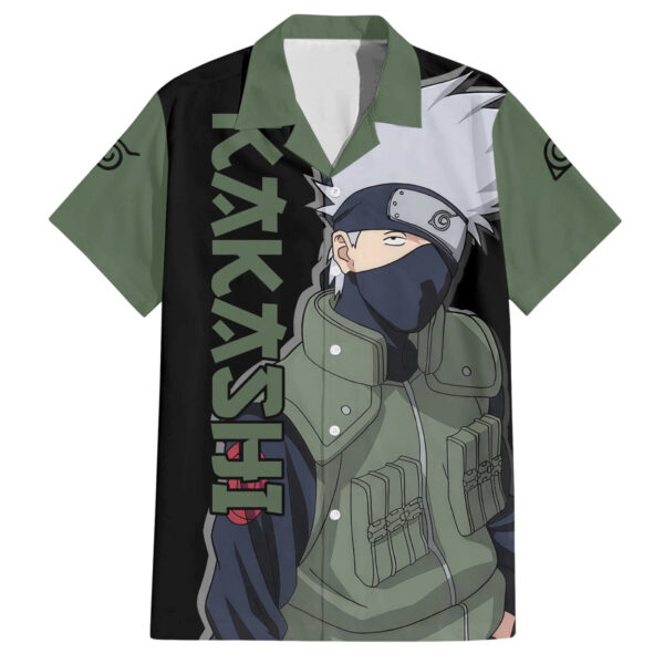 Chemise hawaïenne Kakashi Hatake yeux du Sharingan - Maison Otaku