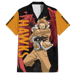 Chemise hawaïenne Hawks Keigo Takami - Maison Otaku