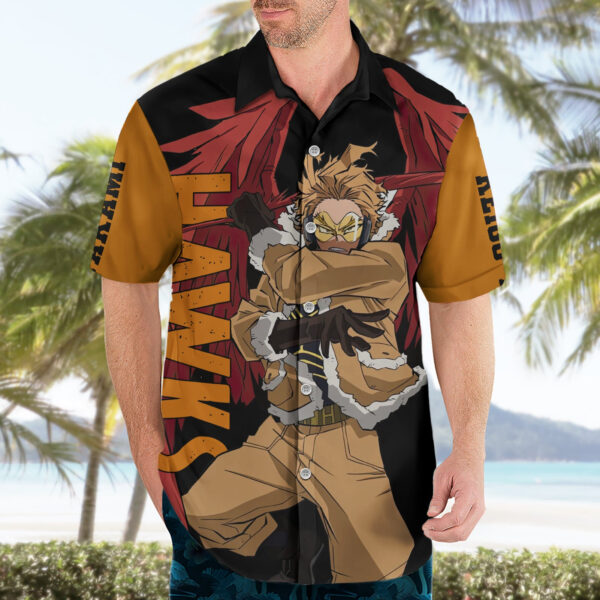 Chemise hawaïenne Hawks Keigo Takami - Maison Otaku – Image 3