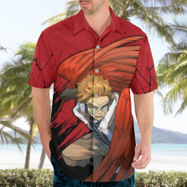 Chemise hawaïenne Hawks My Hero Academia Anime - Maison Otaku – Image 3
