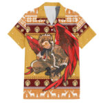 Chemise hawaïenne Hawks My Hero Academia Noël Mix – Maison Otaku