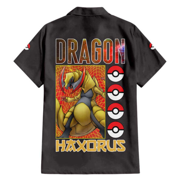 Chemise hawaïenne Haxorus Pokémon Anime - Maison Otaku – Image 2