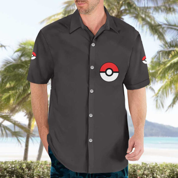 Chemise hawaïenne Haxorus Pokémon Anime - Maison Otaku – Image 3