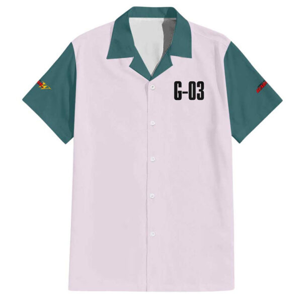 Chemise hawaïenne Heavyarms & Trowa Barton Gundam Wing Endless Waltz Anime - Maison Otaku